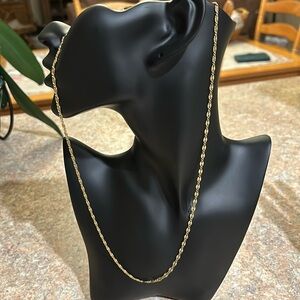 Gold Over Sterling Silver Necklace